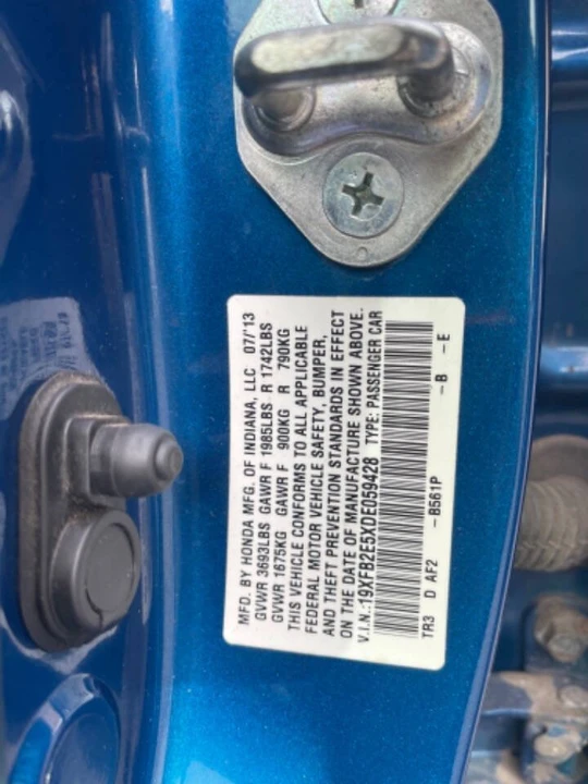 2013 Honda Civic 9th Gen - Image 13 of 13