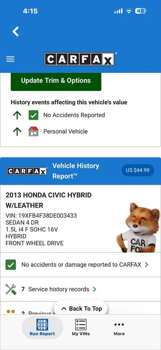 2013 Honda Civic 9th Gen - Image 12 of 13