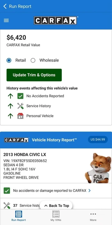 2013 Honda Civic 9th Gen - Image 8 of 8