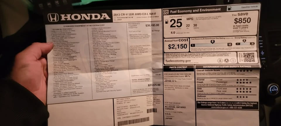 2013 Honda CR-V 4th Gen - Image 8 of 12