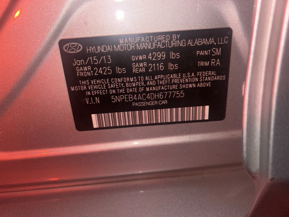 2013 Hyundai Sonata - Image 13 of 13