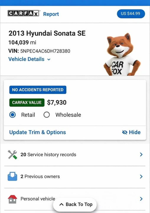 2013 Hyundai Sonata - Image 9 of 10