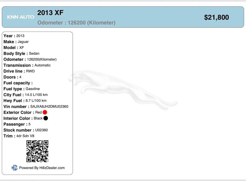 2013 Jaguar X250 XFR - Image 20 of 20