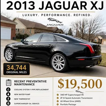2013 Jaguar XJ Portfolio Package