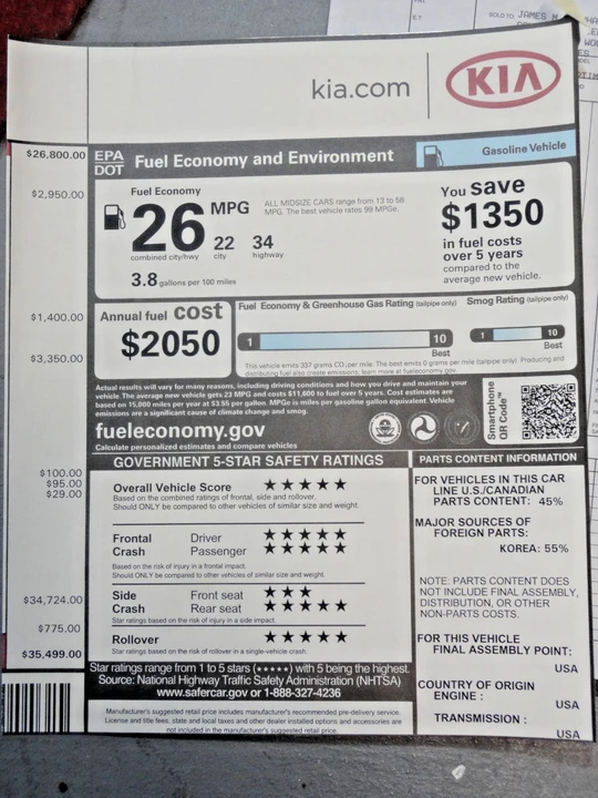 2013 Kia Optima/K5 - Image 11 of 16