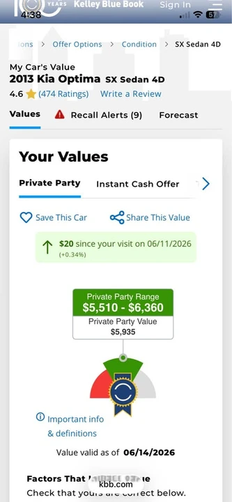 2013 Kia Optima/K5 - Image 16 of 16