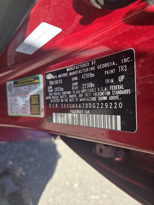 2013 Kia Optima/K5 - Image 12 of 20