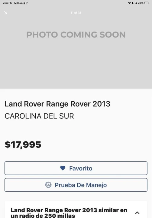 2013 Land Rover Range Rover L405 - Image 9 of 11