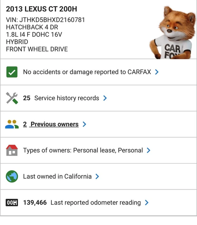 2013 Lexus CT - Image 16 of 17