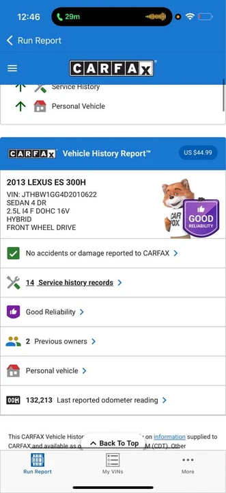 2013 Lexus ES 6th Gen - Image 2 of 18
