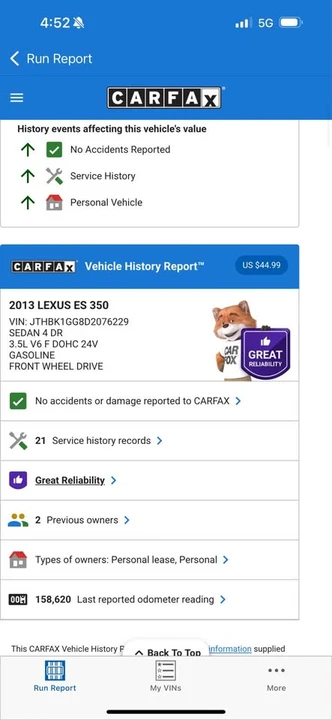2013 Lexus ES 6th Gen - Image 18 of 19