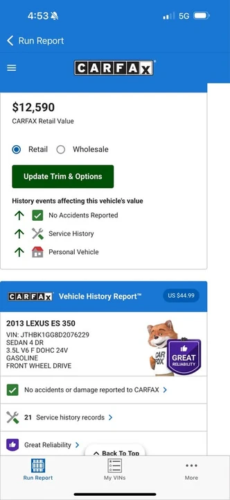 2013 Lexus ES 6th Gen - Image 19 of 19