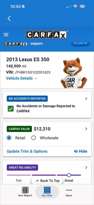 2013 Lexus ES 6th Gen - Image 19 of 19