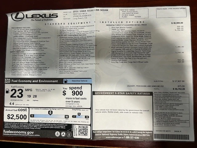 2013 Lexus GS 4th Gen - Image 21 of 23
