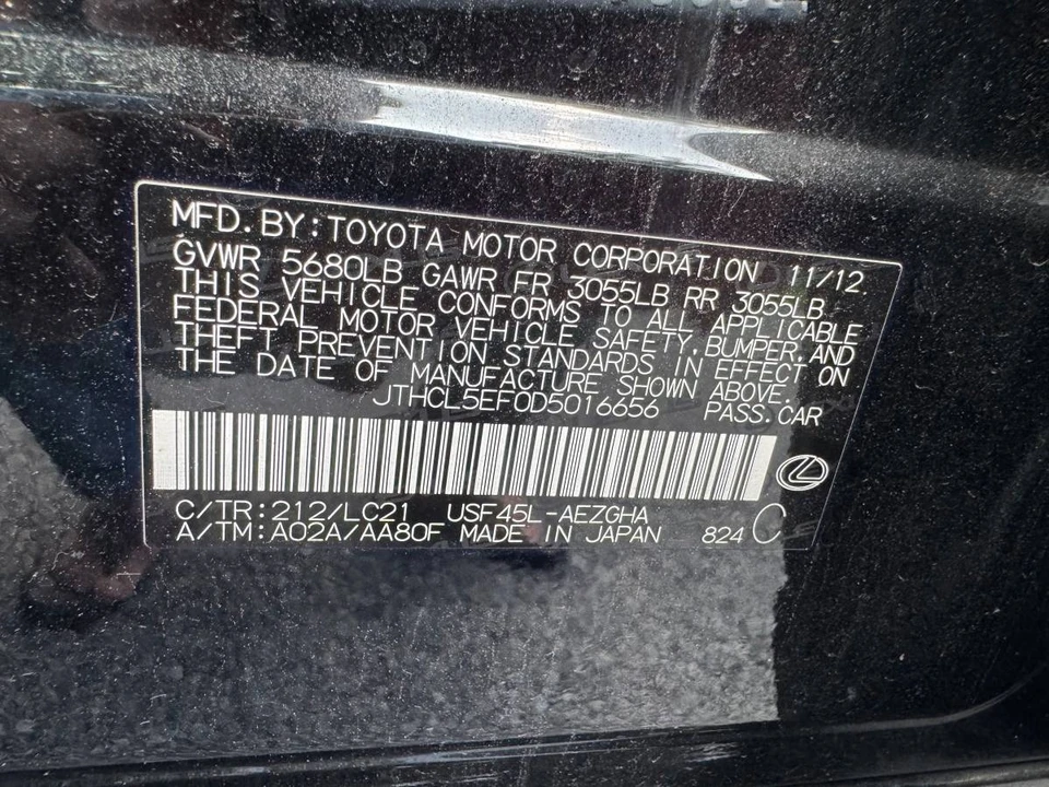 2013 Lexus LS 4th Gen - Image 15 of 18
