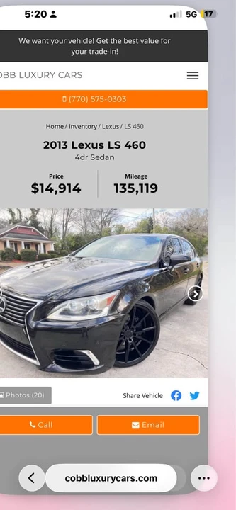 2013 Lexus LS 4th Gen - Image 16 of 16