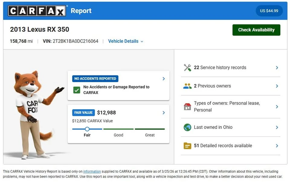 2013 Lexus RX 3rd Gen - Image 20 of 20
