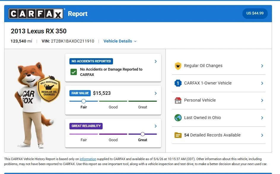 2013 Lexus RX 3rd Gen - Image 17 of 17