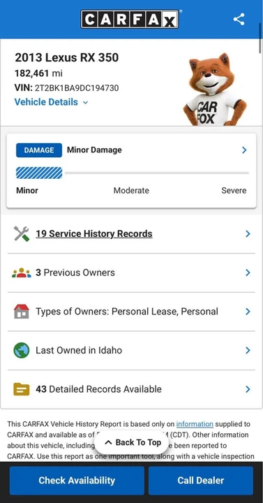 2013 Lexus RX 3rd Gen - Image 12 of 12