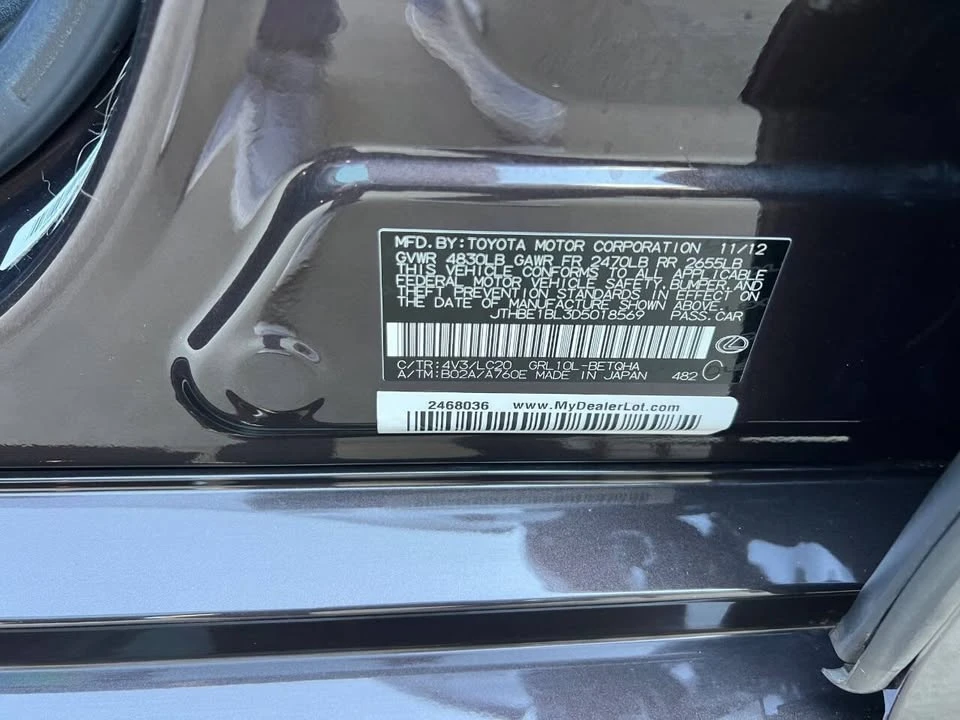 2013 Lexus GS 4th Gen - Image 12 of 15