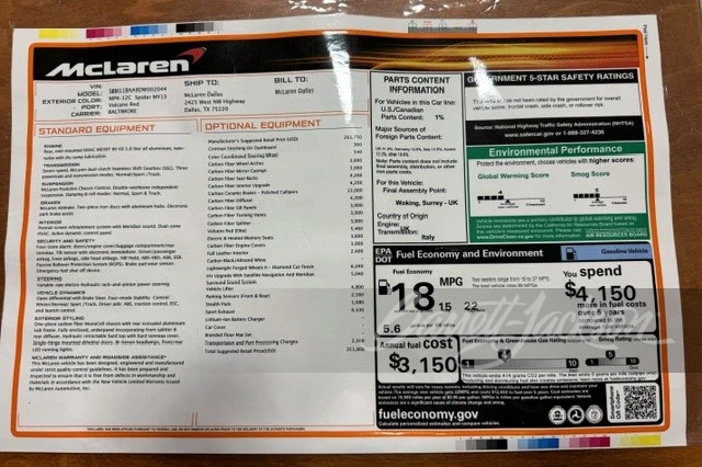 2013 McLaren MP4-12C Spider - Image 9 of 9