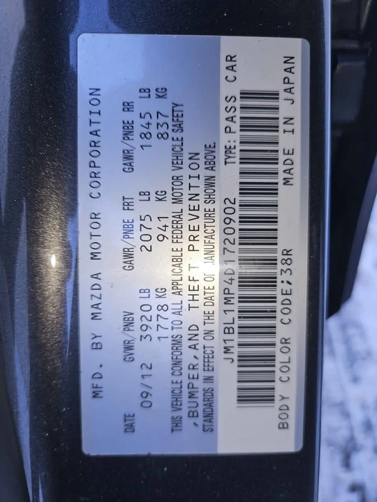2013 Mazda Mazda 3 2nd Gen - Image 15 of 15