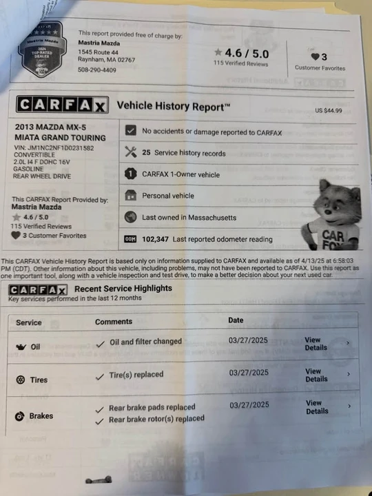2013 Mazda NC MX-5 Miata - Image 19 of 19