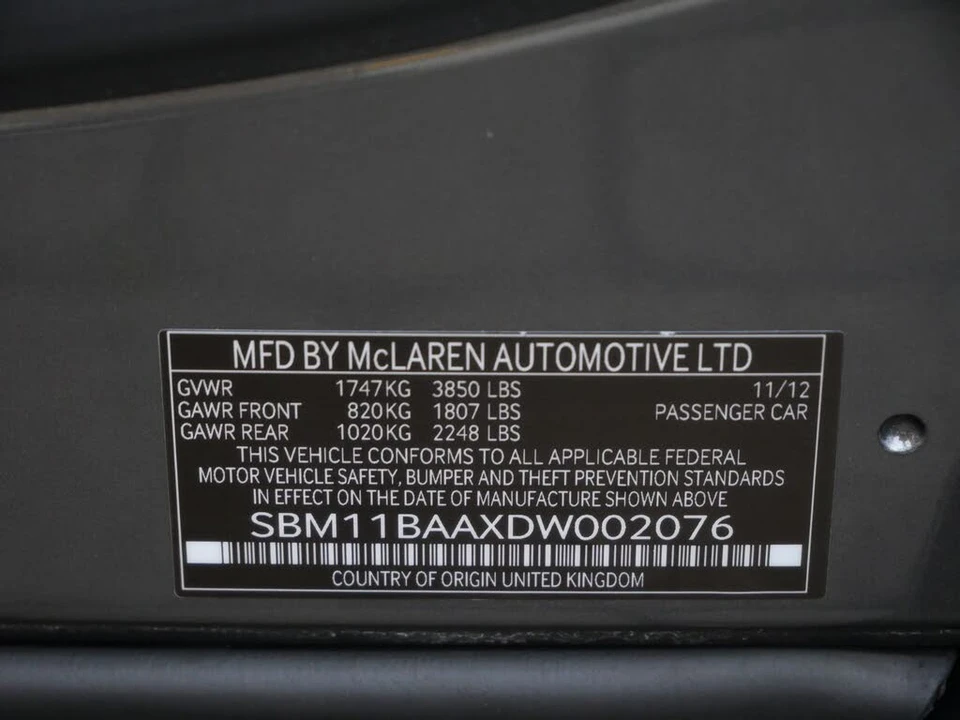 2013 McLaren MP4-12C - Image 28 of 28