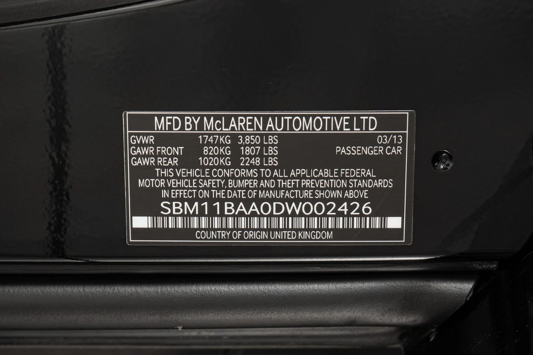 2013 McLaren MP4-12C Spider - Image 20 of 21