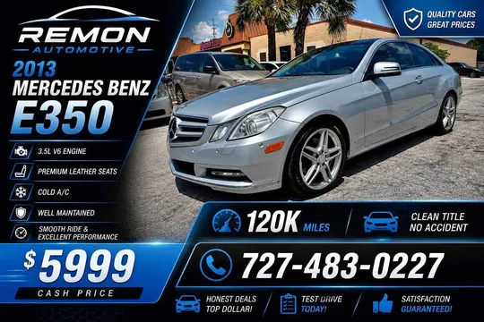 2013 Mercedes-Benz E-Class E 350 Coupe 2D