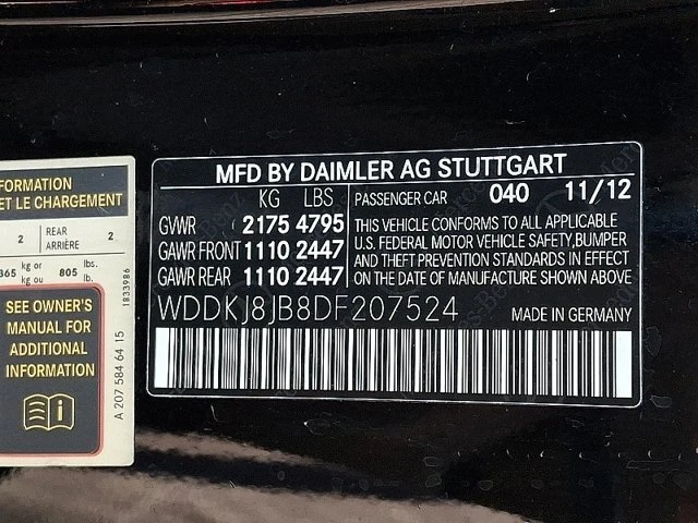 2013 Mercedes-Benz W212 E-Class - Image 20 of 20