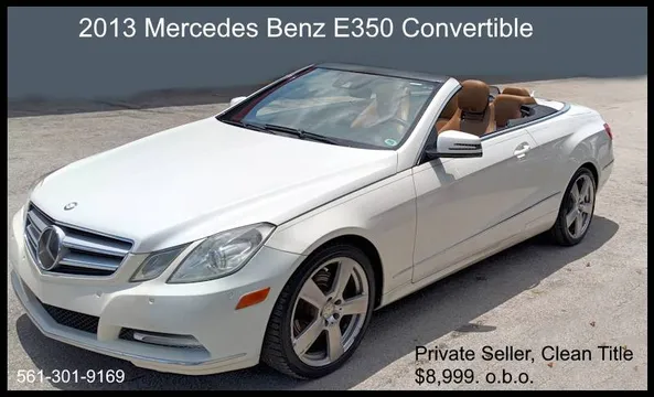 2013 Mercedes-Benz E350 Convertible