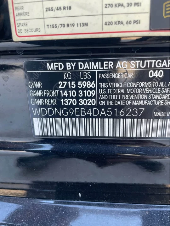 2013 Mercedes-Benz W221 S-Class - Image 11 of 11