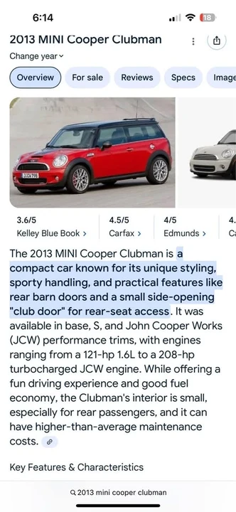 2013 Mini Clubman 1st Gen - Image 7 of 7