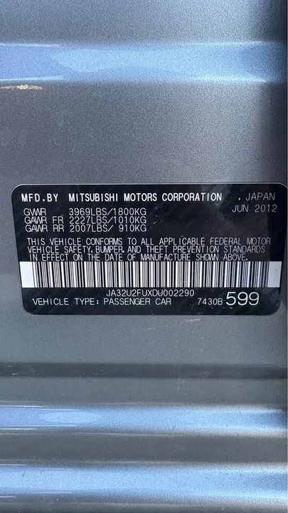 2013 Mitsubishi Lancer 10th Gen - Image 12 of 15