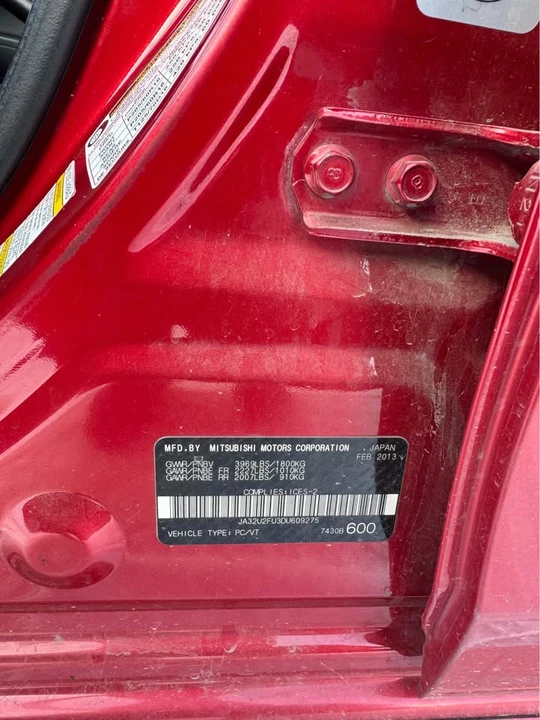 2013 Mitsubishi Lancer 10th Gen - Image 8 of 10