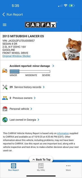 2013 Mitsubishi Lancer 10th Gen - Image 20 of 20