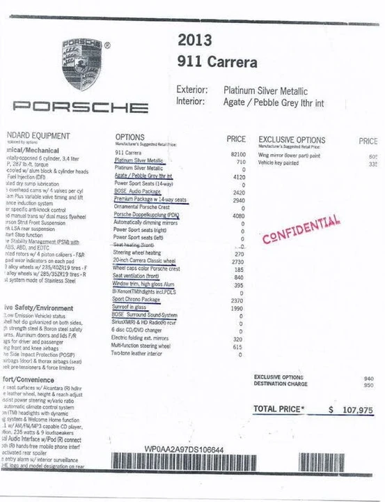 2013 Porsche 991 Carrera - Image 16 of 29