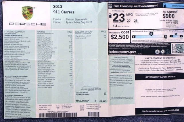 2013 Porsche 991 Carrera - Image 15 of 29