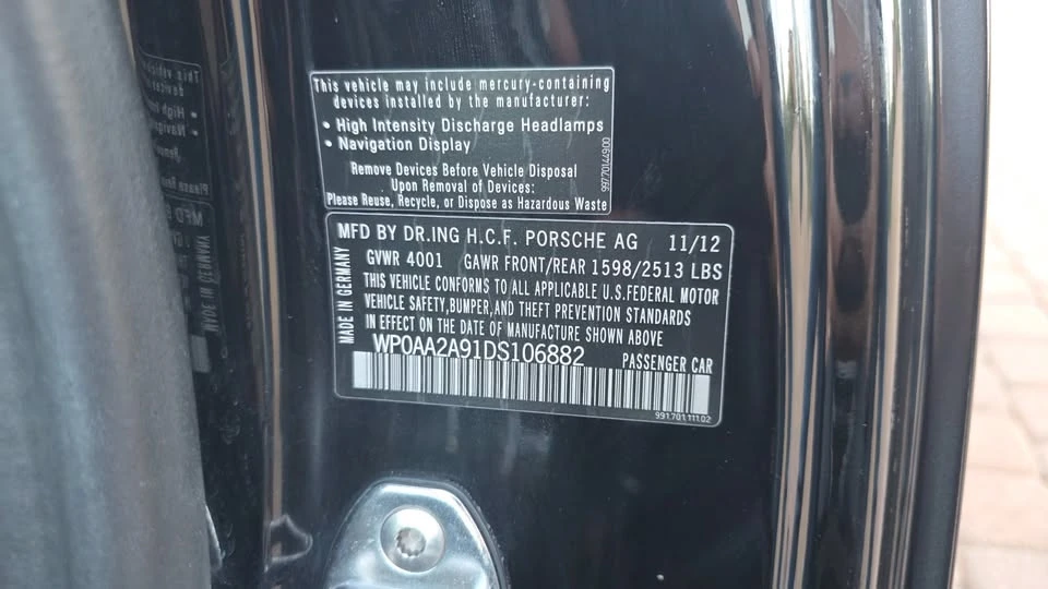 2013 Porsche 991 Carrera - Image 17 of 18