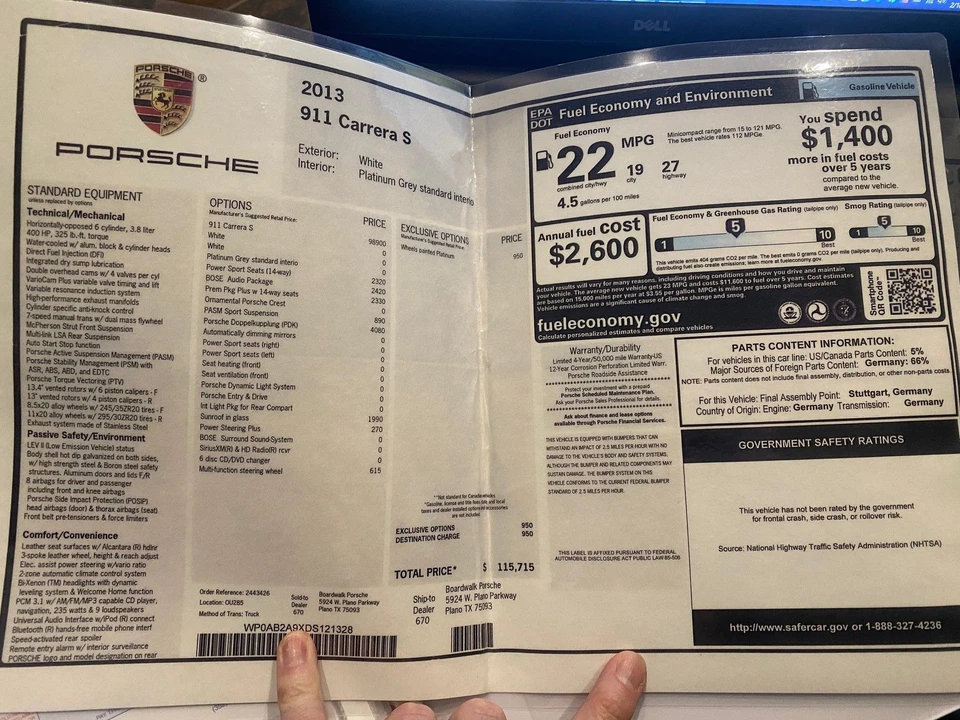 2013 Porsche 991 Carrera S - Image 17 of 24