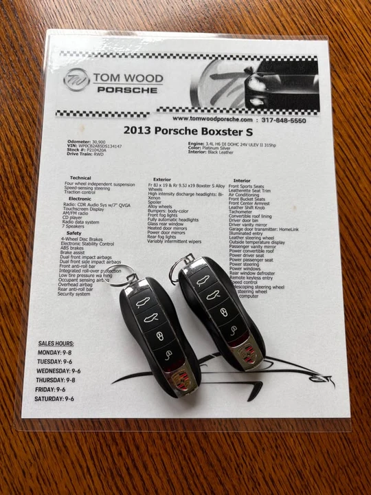 2013 Porsche 981 Boxster S - Image 19 of 20