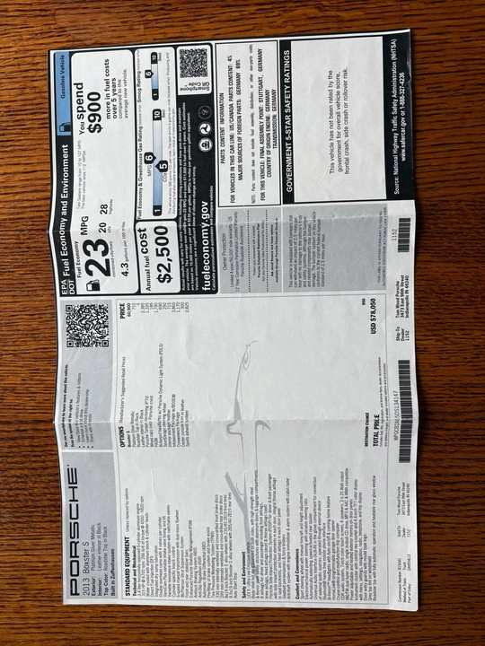 2013 Porsche 981 Boxster S - Image 25 of 25