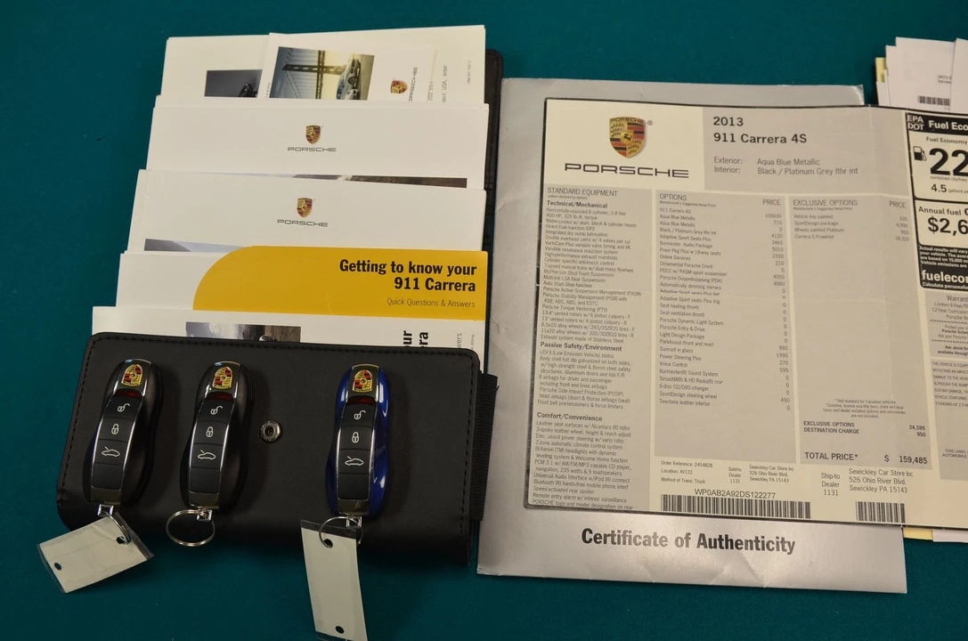 2013 Porsche 991 Carrera 4S - Image 10 of 13