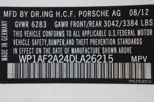 2013 Porsche 958 Cayenne Diesel - Image 2 of 25