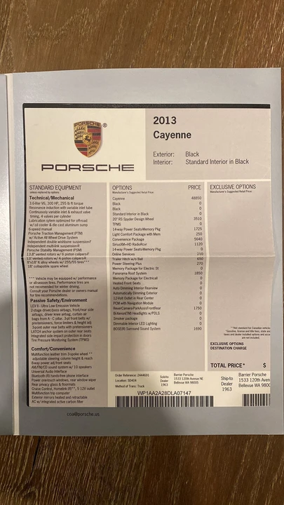 2013 Porsche 958 Cayenne - Image 24 of 25