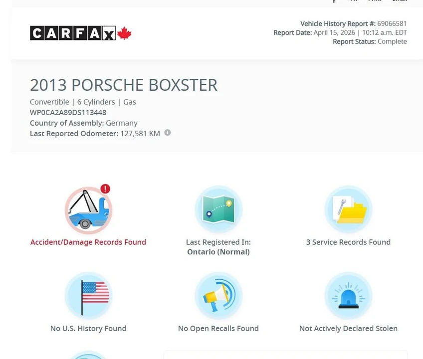 2013 Porsche 981 Boxster - Image 17 of 18
