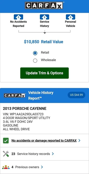 2013 Porsche 958 Cayenne - Image 14 of 19