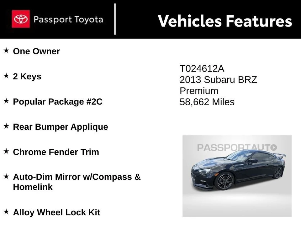 2013 Subaru BRZ 1st Gen - Image 9 of 23