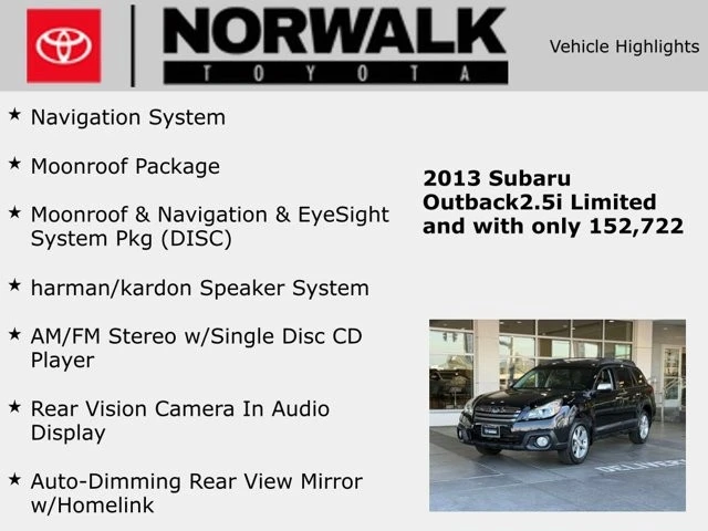 2013 Subaru Outback 4th Gen - Image 10 of 21